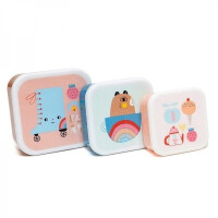 Petit Monkey - Petit Monkey  -  3 Śniadaniówki Lunchbox Skate Boot