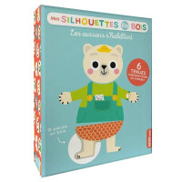 Auzou -  Drewniane Wesołe Misie 78644