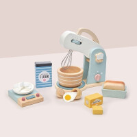 tender leaf toys - Drewniany Mikser z Zestawem do Pieczenia, Mini Chef, Tender Leaf Toys