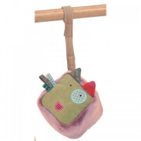 Moulin Roty  -  Pluszowa Kostka Zawieszka Lisek 62196