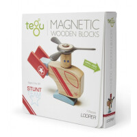 TEGU - Tegu Drewniane Klocki Magnetyczne Stunt Team Looper
