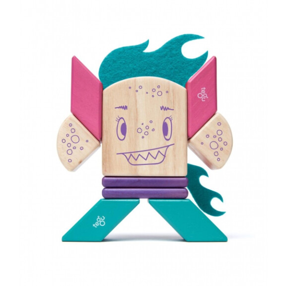 TEGU - Tegu Drewniane Klocki Magnetyczne Sticky Monsters Finklebear