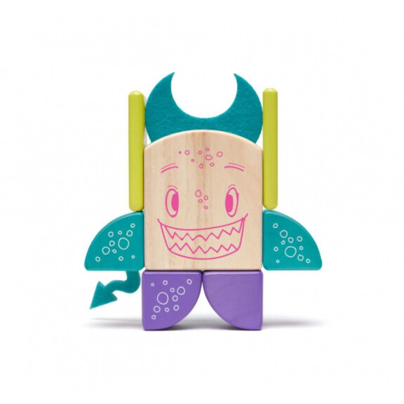TEGU - Tegu Drewniane Klocki Magnetyczne Sticky Monsters Pip