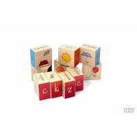 Bajo  -  Drewniane Klocki Alfabet Pisany 91590