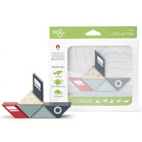 TEGU - Tegu Drewniane Klocki Magnetyczne Travel Pals 6szt Holownik