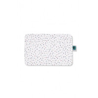 Pink no More  -  Poduszka Muślinowo - Bambusowa Dots White
