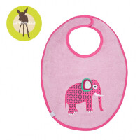 Lassig  -  Śliniak Bawełniany Wodoodporny 6 - 24m Wildlife Słoń
