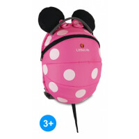 Littlelife  -  Duży Plecak Disney Myszka Minnie  -  Pink