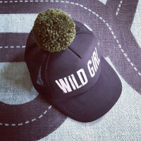 Pom pom cap Wild boy