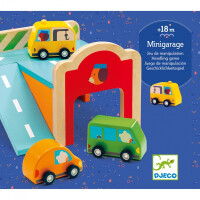 Djeco       -      Drewniana Zabawka mini garaż DJ06387