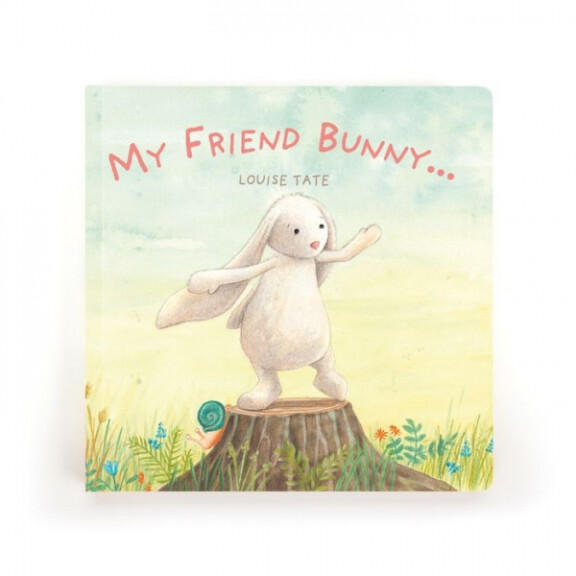 JellyCat - Książka "my Friend Bunny" 23cm