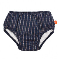 Lassig  -  Majteczki do Pływania z Wkładką Chłonną Polka Dots Navy uv 50+ (6 miesięcy ( Wiek:6 miesięcy ) )