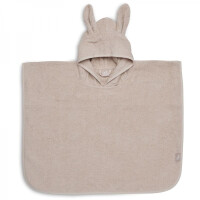 Jollein - Baby & Kids - Jollein  -  Poncho Kąpielowe Rabbit z Kapturem 65 x 62 cm Pale Pink