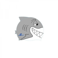 Swimfin -  Silikonowy Czepek dla Dzieci Swimfin  -  Szary