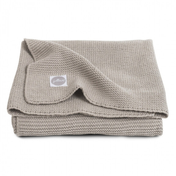 Jollein  -  koc Basic Knit  -  Sand 100x150cm
