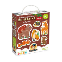 Czuczu        -  Puzzle progresywne. Zwierzęta w lesie