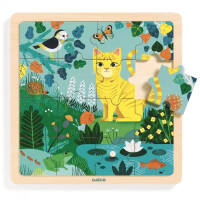 Djeco           -          Edukacyjne Puzzle Drewniane LILY DJ01819