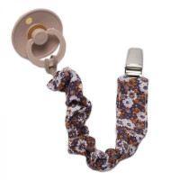 pom pom - Pom Pom  -  Zawieszka do Smoczka Pacifier Holder Boho Flo Chocolate