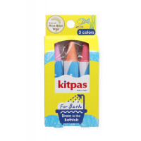 KITPAS - Kredki do Malowania w Wannie, Zestaw 3 Szt., Koral, Kitpas