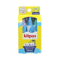KITPAS - Kredki do Malowania w Wannie, Zestaw 3 Szt., Rybia Łuska, Kitpas