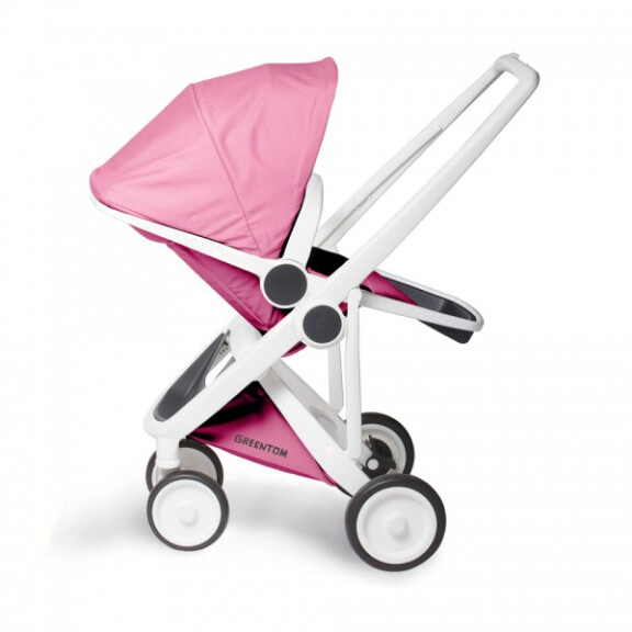 Greentom  -   Wózek Greentom Reversible White  -  Pink