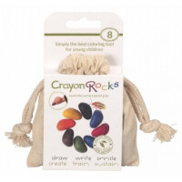 Crayon Rocks  -  Kredki w Bawełnianym Woreczku  -  8 Kolorów