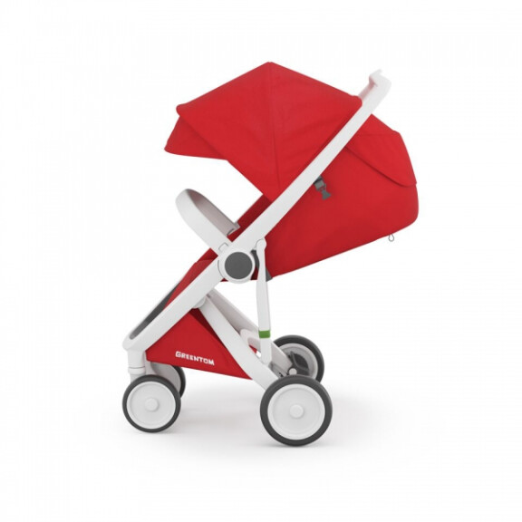 Greentom  -  Wózek Greentom Classic White  -  red