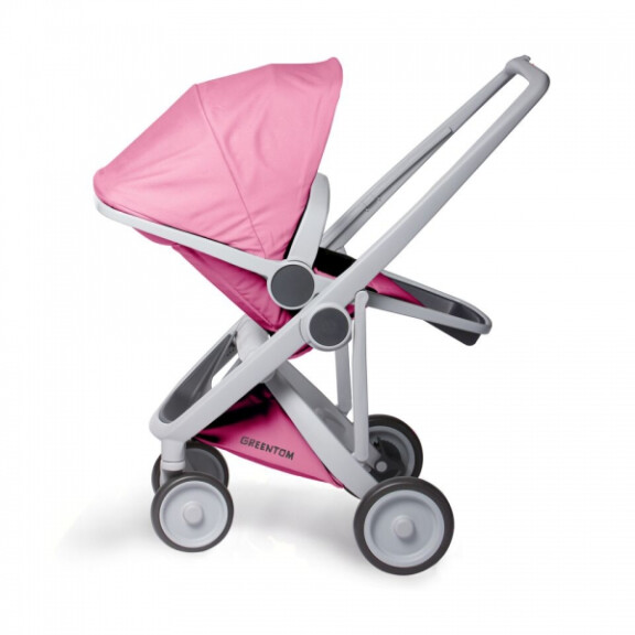 Greentom  -  Wózek Greentom Reversible Grey  -  Pink