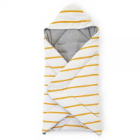 CHILDHOME - Childhome Otulacz Uniwersalny 75 x 75 cm Jersey Ochre Stripes
