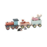 Kids Concept  -  Edvin Pociąg Drewniany Animal