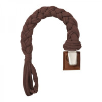 Hi Little One - Hi Little One  -  Warkoczykowa Zawieszka do Smoczka Pacifier Holder Chocolate