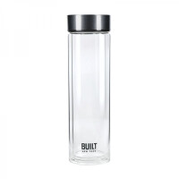 Built - Built Szklana Butelka na Wodę Charcoal 450ml