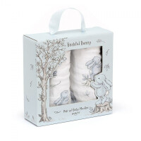 JellyCat - Kpl. Muślinowych Pieluszek w Króliczki Niebieskie