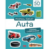 Wydawnictwo Dragon       -       Poznaj Świat. Zabawa z Naklejkami. Auta