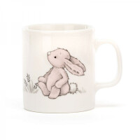 JellyCat - Kubek z Różowym Króliczkiem 13cm