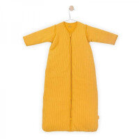 Jollein - Baby & Kids - Jollein  -  Śpiworek Niemowlęcy Całoroczny 4  Pory Roku z Odpinanymi Rękawami Rib Ocher 110 cm