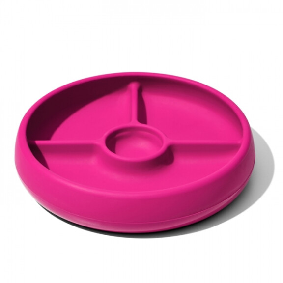 OXO - Oxo Talerzyk Silikonowy Dzielony Pink