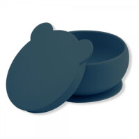 MINIKOIOI - Minikoioi Miseczka Silikonowa z Pokrywką Deep Blue