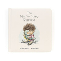 JellyCat - The Not so Scary Dinosaur Book -  Książeczka 19x19 cm