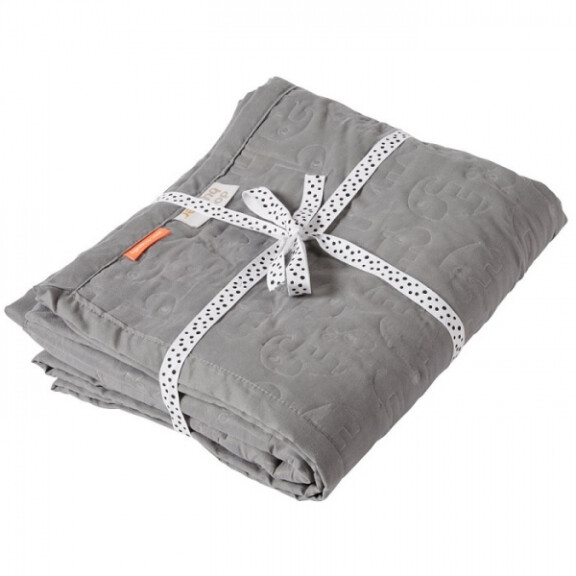 Done by Deer - Contour Kołderka Grey 120x150