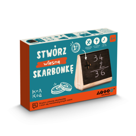 KOA KOA - Zabawka Naukowa, Stwórz Własną Skarbonkę, Zestaw, Koa Koa