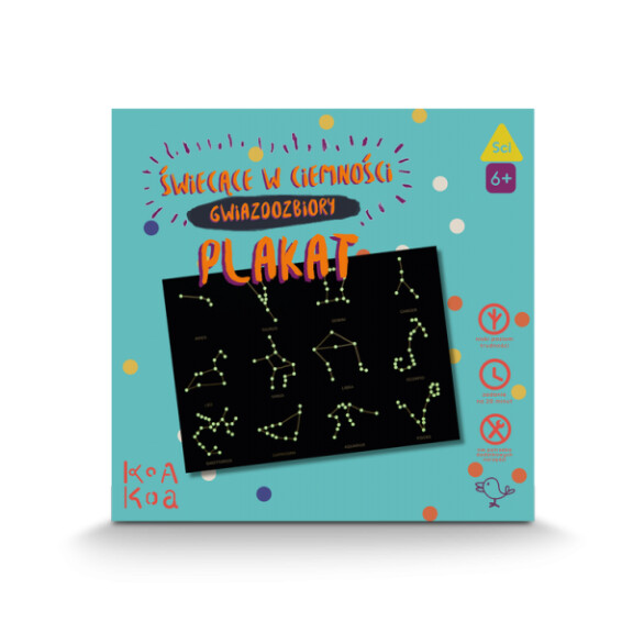 KOA KOA - Zabawka Naukowa, Plakat ze Znakami Zodiaku, Koa Koa