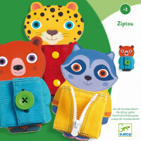 Djeco   -   manipulacyjne zwierzaki zapięcia Ziptou