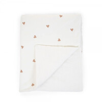 CHILDHOME - Childhome Kocyk 80 x 100 cm Jersey Hearts