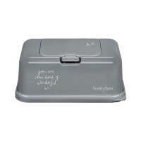 Funkybox  -  Pojemnik na Chusteczki Dark Grey Wonderful