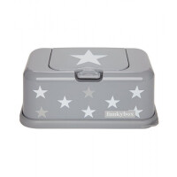 Funkybox  -  Pojemnik na Chusteczki Grey White Star