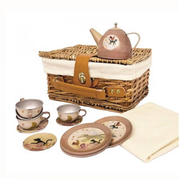 Egmont Toys® - Zestaw Herbaciany w Wiklinowym Koszu, Muzykanci z Bremy | Egmont Toys®