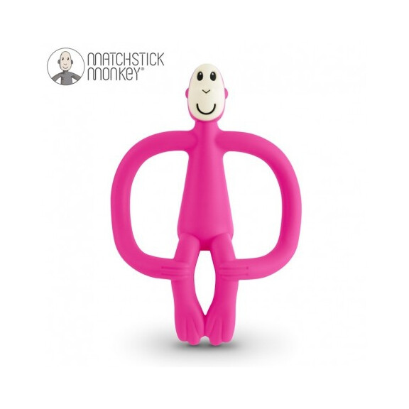 Matchstick Monkey  -  Pink Gryzak Masujący ze Szczoteczką