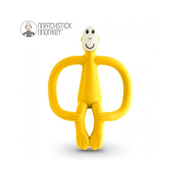 Matchstick Monkey  -  Yellow Gryzak Masujący ze Szczoteczką