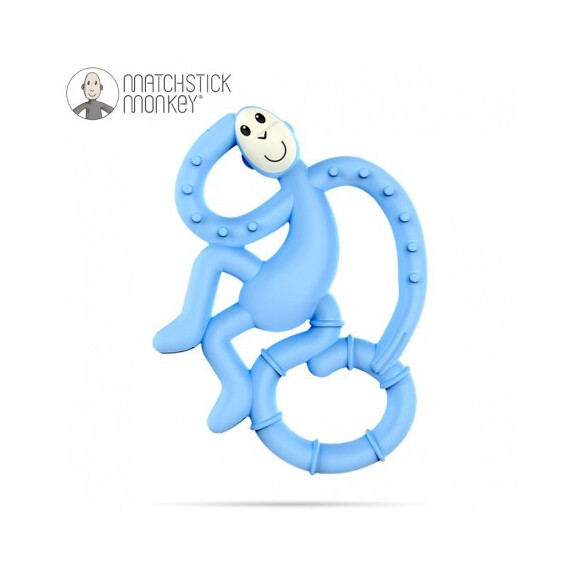 Matchstick Mini Monkey  -  Light Blue Gryzak Masujący ze Szczoteczką